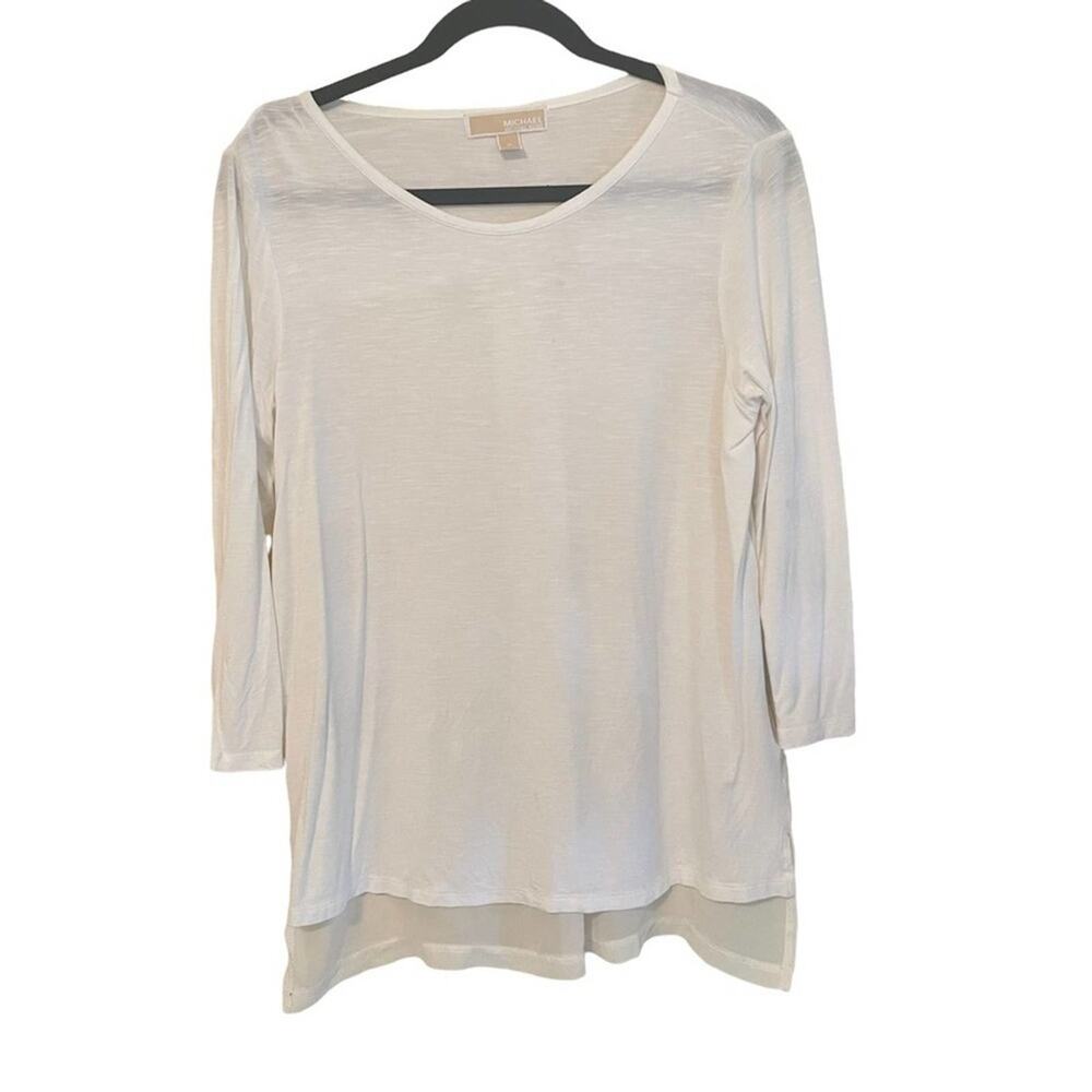 Michael Michael Kors Ivory Top Size Medium‎